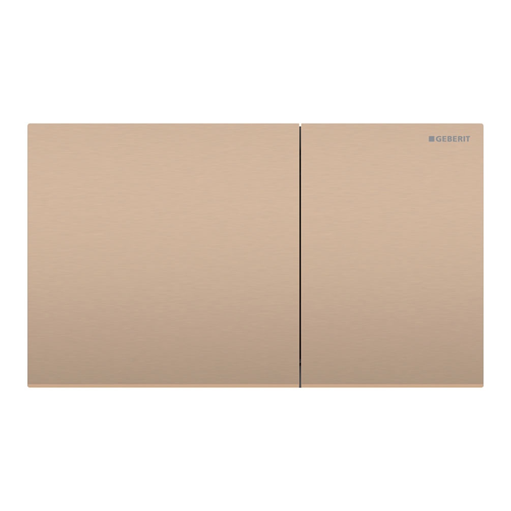 Cutout image of Geberit Sigma70 Red Gold Dual Flush Plate